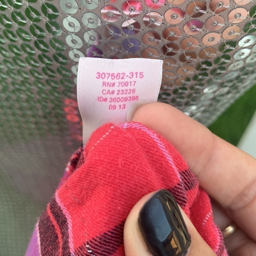 Victoria’s Secret Cozycore Coquette Sleepwear Lounge Plaid Pajama Top - Picture 7 of 11